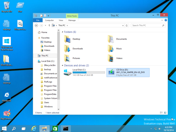 Windows 10 usando DISM