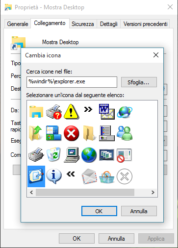 Mostra Desktop