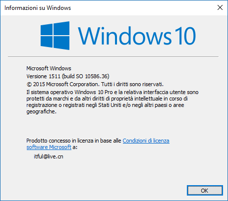 build di Windows 10
