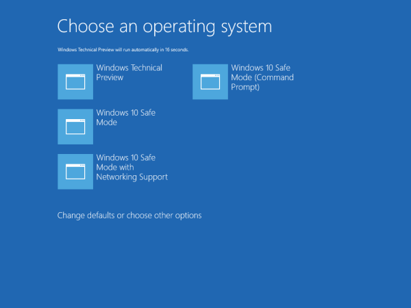 Windows 10 modalità provvisoria