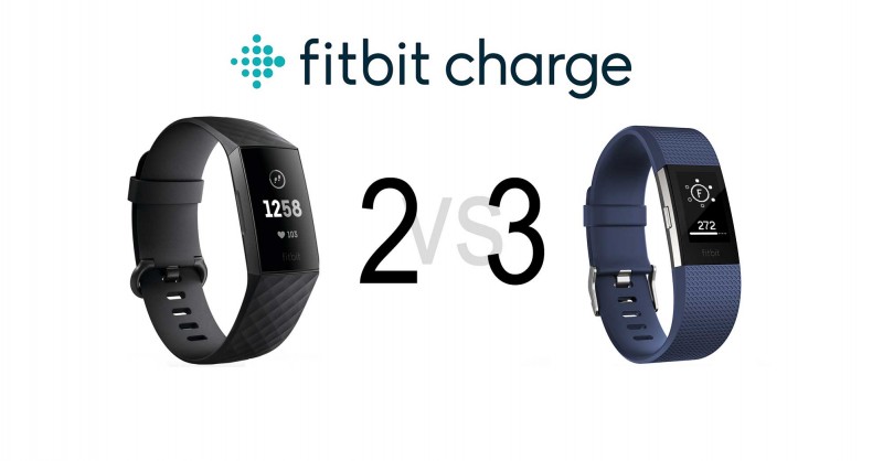 Fitbit Charge 2 vs Charge 3